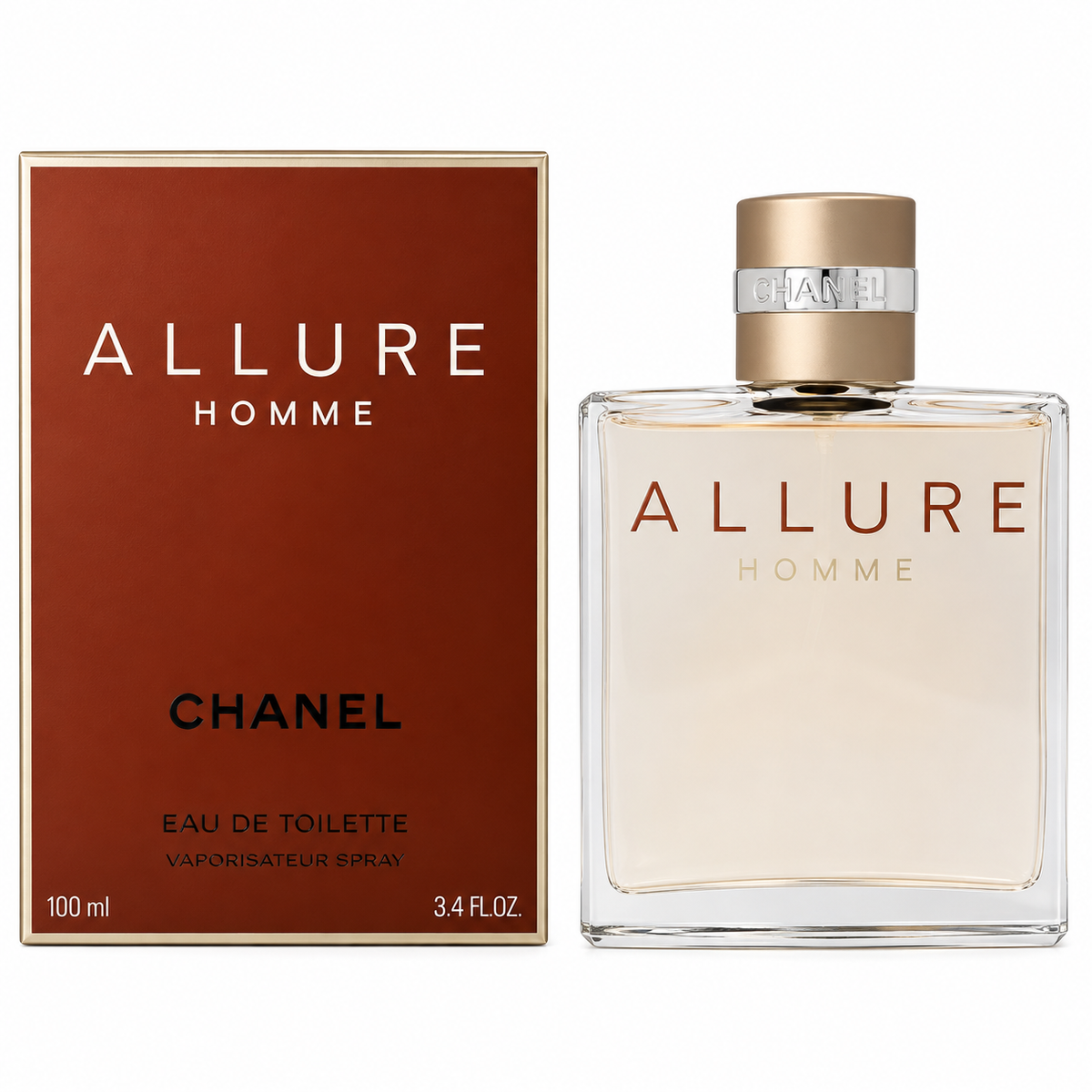 Chanel Allure Homme Eau de Toilette for Men – 3.4 oz / 100ml
