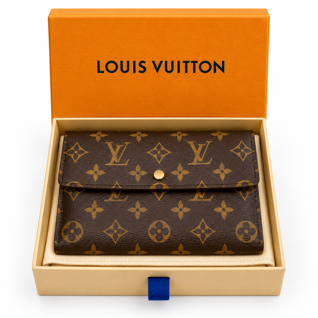 Louis Vuitton Monogram Large Trifold Wallet – Vintage