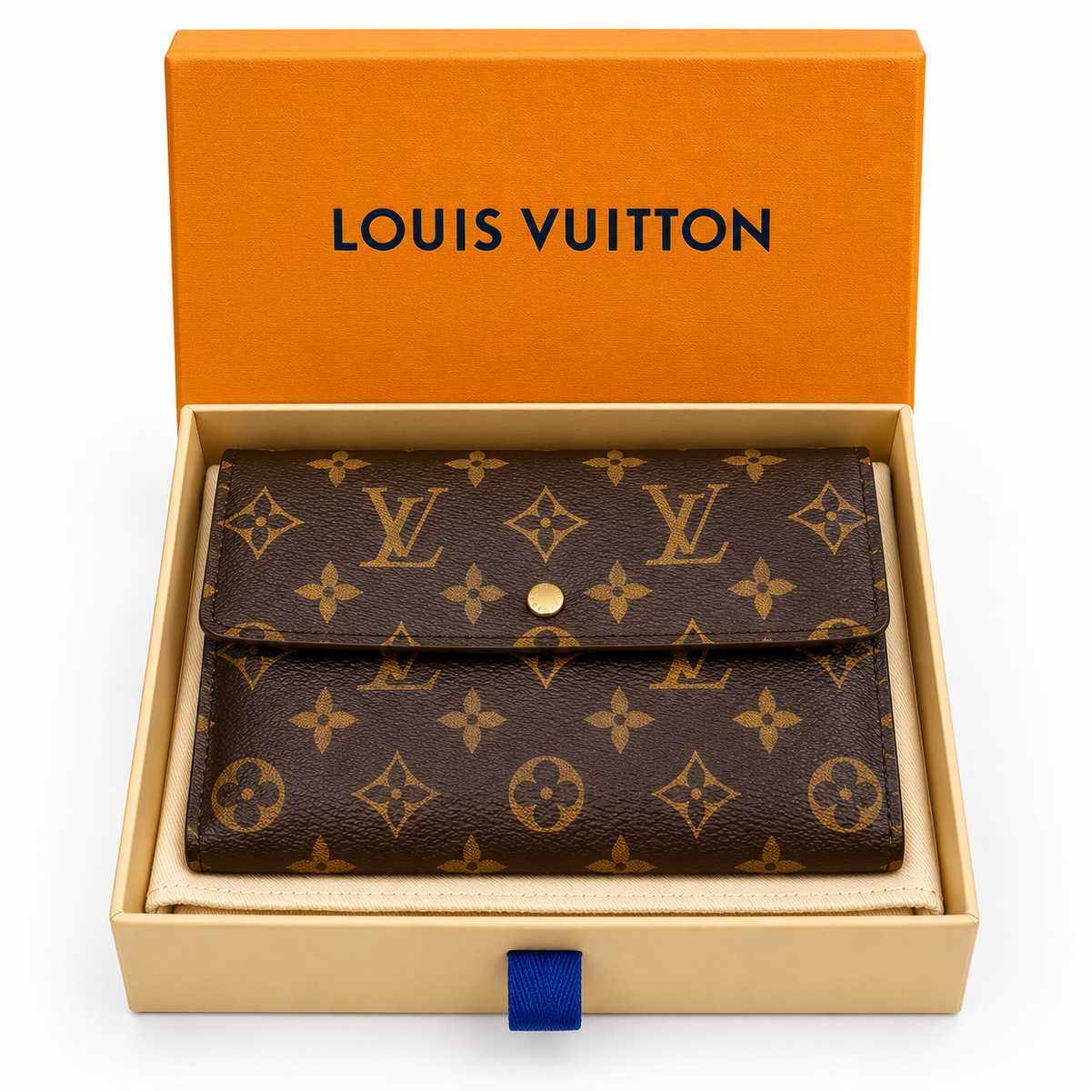 Louis Vuitton Monogram Large Trifold Wallet – Vintage