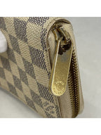Louis Vuitton Damier Azur Zippy Wallet – Zip Around Long Wallet Purse | White